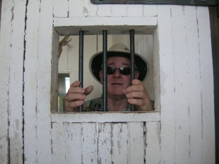 Len in Jail at Fort Steel